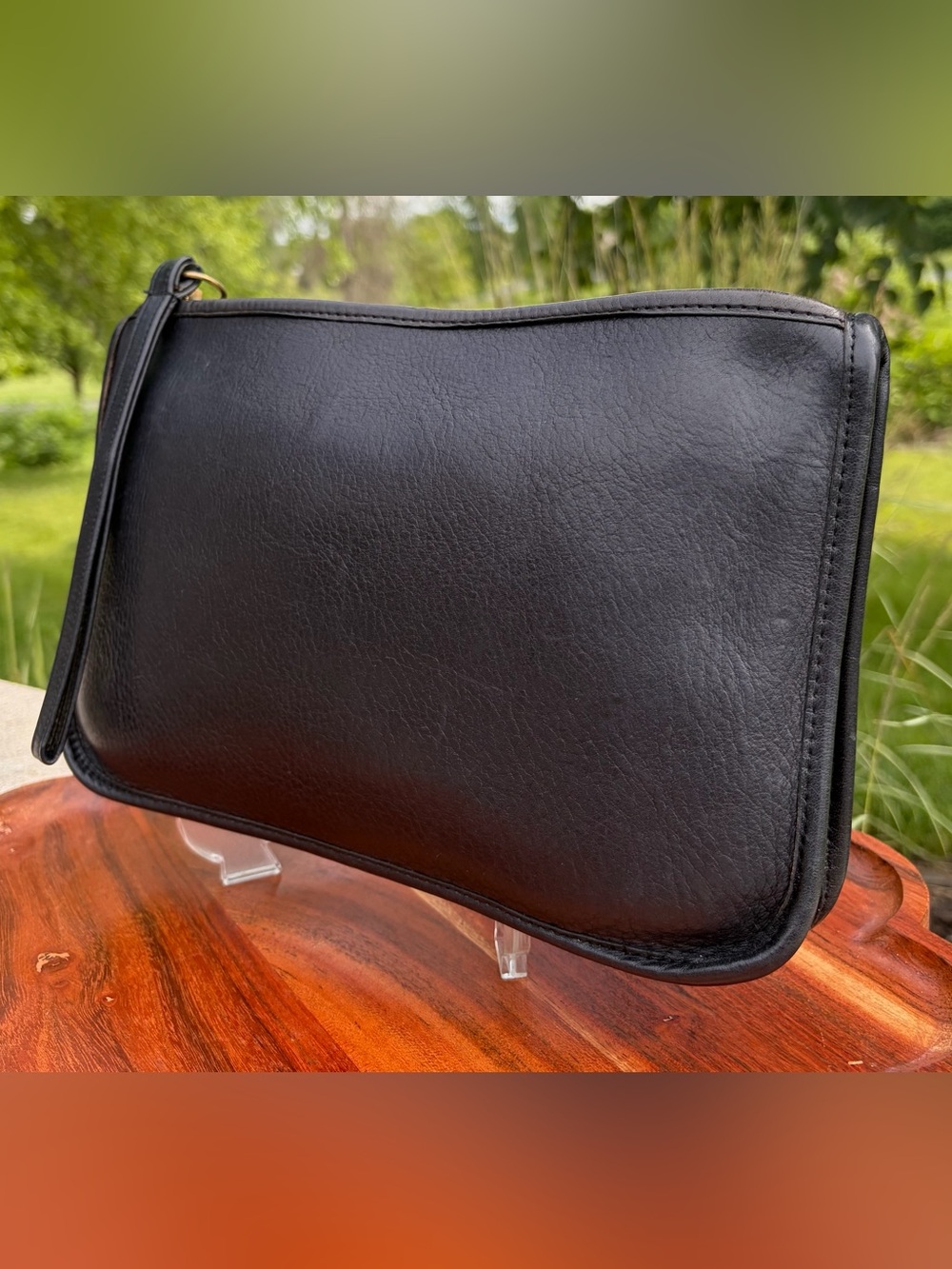 Vintage COACH Navy Bonnie Cashin Zippered Clutch EUC - Picture 4 of 17